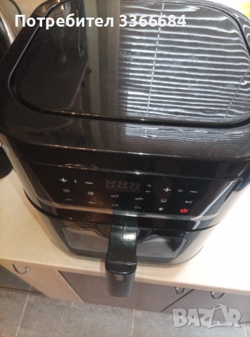 Фритюрник Emphsism Airfryer XXL 7L 1700W с дигитален LED сензорен екран, 10 програми, , снимка 4 - Фритюрници - 53152942