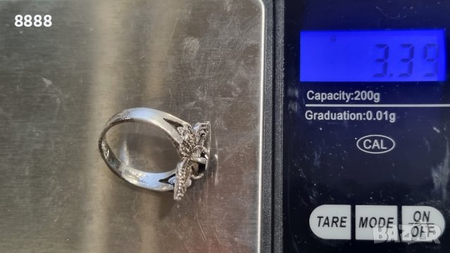 Vintage сребърен пръстен , снимка 5 - Пръстени - 44264546