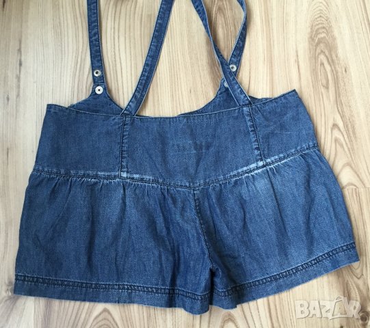 Дамски дънков къс гащеризон KILLAH by MISS SIXTY оригинал, size28  НОВ!!!, снимка 5 - Поли - 17754165