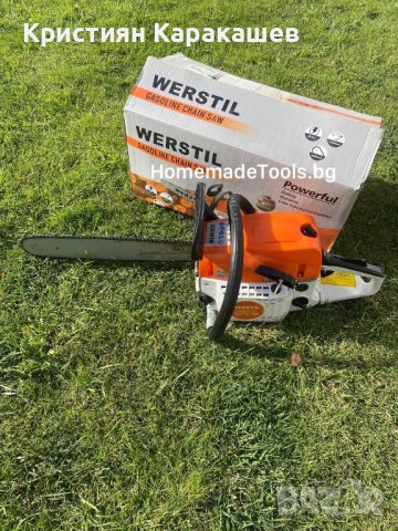 Немска бензинова резачка WERSTIL 52куб., снимка 2 - Други инструменти - 42684726