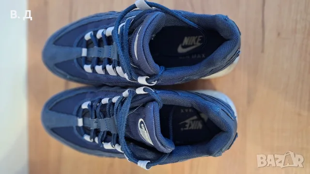 Оригинални маратонки Nike Air Max 95 (Navy Blue) – Размер 40.5 / US 7.5, Дължина на стелката: 25.5см, снимка 11 - Маратонки - 56245527