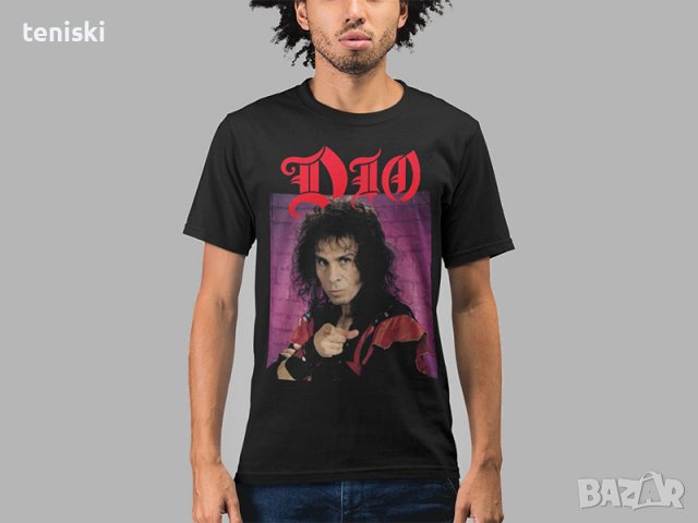 Рок Тениски Ronnie James Dio, снимка 2 - Тениски - 37475033