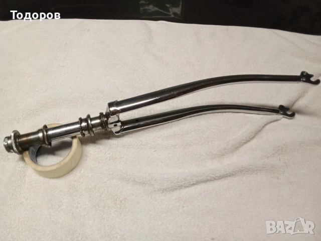 Ретро никелирана вилка за шосеен велосипед , снимка 3 - Части за велосипеди - 52021317