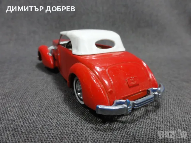 1/43 СТАРА РЕТРО МЕТАЛНА КОЛИЧКА MATCHBOX YESTERYEAR Y18 1937 CORD MODEL 812 ENGLAND, снимка 3 - Колекции - 55943366