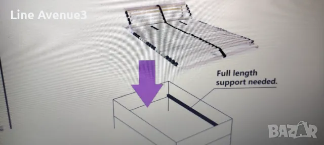  Подматрачна рамка с 28 ламела, 7 зони, 140x200 см, снимка 6 - Матраци - 48950062