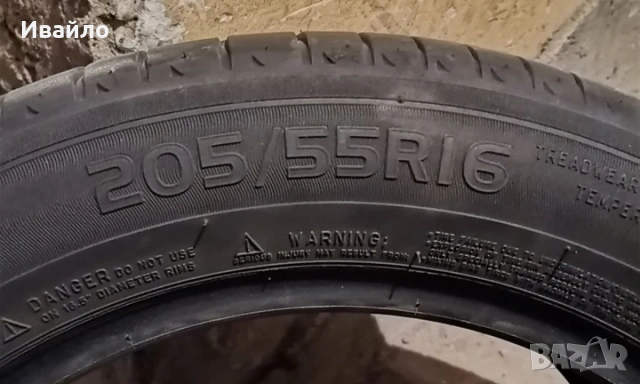 Продавам 2 броя летни гуми 205.55.16 на 1 сезон дот 2021 Мишелин , снимка 3 - Гуми и джанти - 53994750