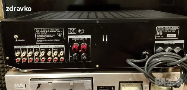  усилвател Sony TA-FE320R, снимка 4 - Ресийвъри, усилватели, смесителни пултове - 54087813