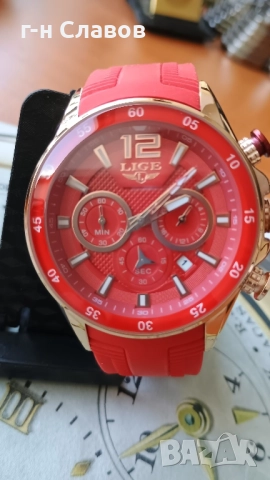 Men Chronograph LIGE LIMITTED! , снимка 7 - Мъжки - 51592428