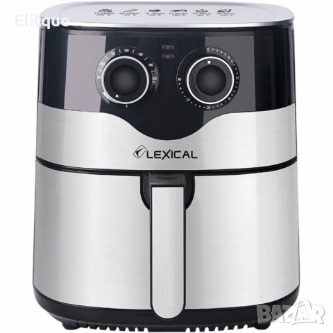 Фритюрник с горещ въздух Lexical Airfryer LAF-3004 , 8L, 1800W, инокс, снимка 5 - Други - 52869444