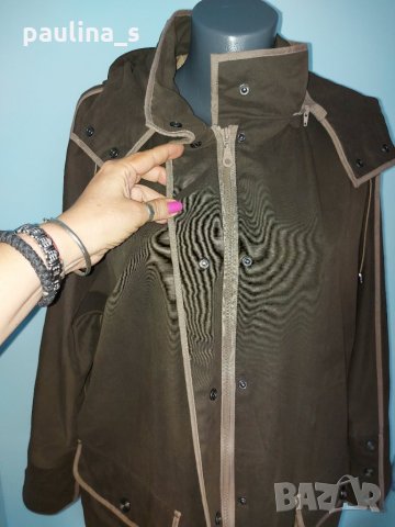 Два различни броя / Палто с хастар и подвижна качулка "Herluf" и "Cellbes" , снимка 4 - Палта, манта - 29838726