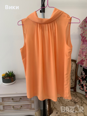 Дамски топ в цвят праскова размер 38 подходящ за S-M, снимка 2 - Корсети, бюстиета, топове - 44687310