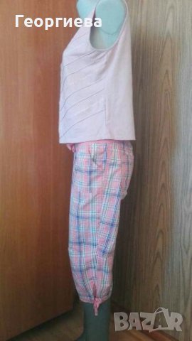 Комплект в розово - бермуди и потник👖👗🍀M(40)р-р❤🌹1070, снимка 3 - Комплекти - 29775695