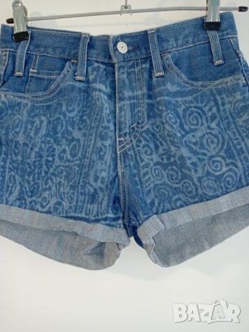 Къси дънкови панталонки Levi's 26, снимка 8 - Къси панталони и бермуди - 37039650