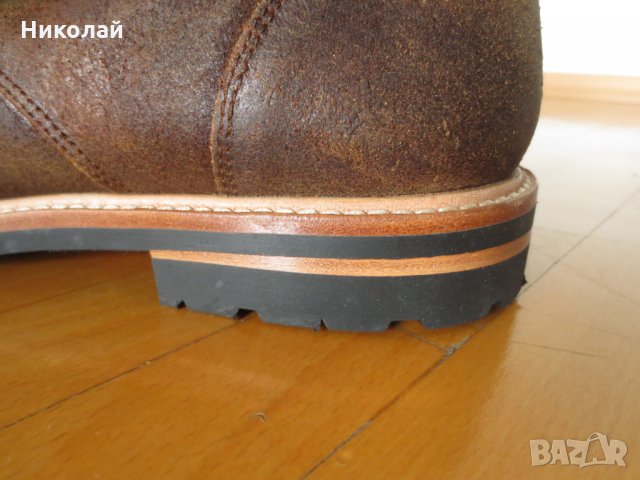 Nisolo Andres All Weather Boot, Waxed Brown , снимка 7 - Мъжки боти - 30337236