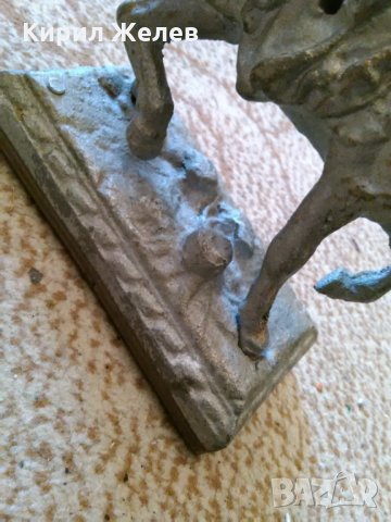 Фигурка стара метална 15440, снимка 4 - Колекции - 29232867