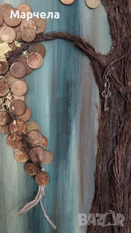 Картини "Дърво на парите" с монети, снимка 15 - Картини - 48769357