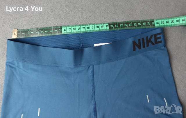 Nike Pro M маслено зелен клин с дължина 7/8ми, снимка 7 - Клинове - 40672902