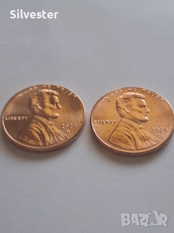 Монета Един Американски Цент Линкълн/ One US cent 2024 D, New!, снимка 4 - Нумизматика и бонистика - 50907680