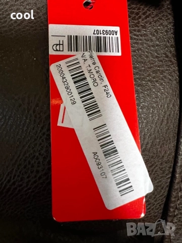 Оригинална мъжка раница Pierre Cardin – естествена кожа, нова с етикет, снимка 3 - Чанти - 51986690