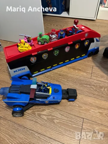 Камион paw patrol и кола