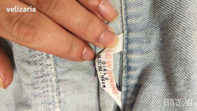 Дънково яке за момиче LC Waikiki 12-13 г., снимка 3 - Детски якета и елеци - 34408869