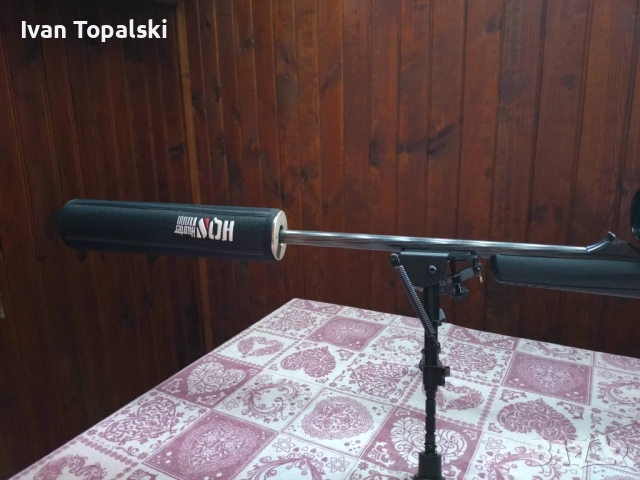 Иж18 оптика Nikko Stirling 2.5x10x50бърз монтаж на вая и супресор HQS Hunter , снимка 2 - Ловно оръжие - 53951672