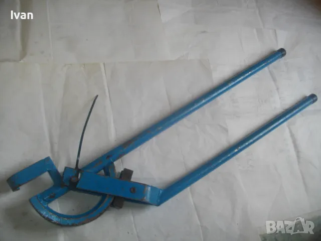 РЪЧЕН ТРЪБОГИБ 22мм Ръчен уред немски старо качество за огъване всякакви тръби метални дебелостенни , снимка 13 - Други инструменти - 47757096