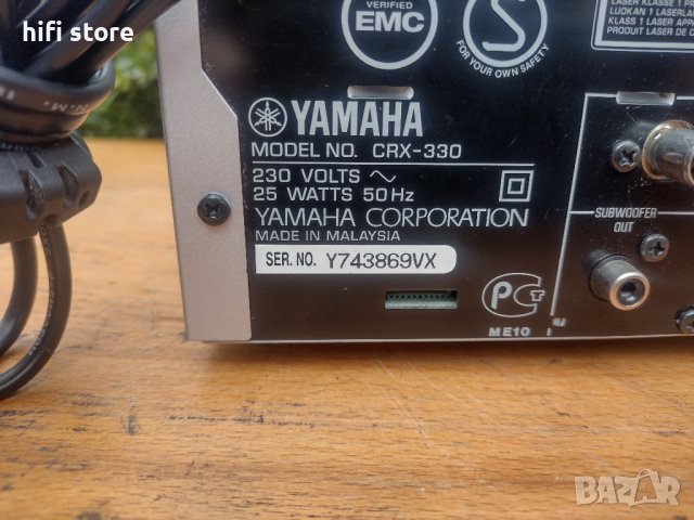 Yamaha CRX-330, снимка 8 - Ресийвъри, усилватели, смесителни пултове - 39879401