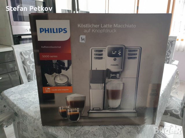 Philips EP5360/10, , Aвтоматична кафемашина Philips Series 5000, 5 напитки, Вградена кана за мляко, 