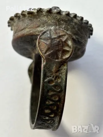 Възрожденски пръстен, снимка 4 - Антикварни и старинни предмети - 50230465