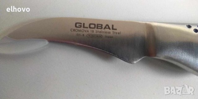 Нож за белене Global, снимка 4 - Прибори за хранене, готвене и сервиране - 44213654
