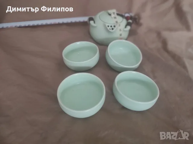 азиатски церемониален комплект за чай. 