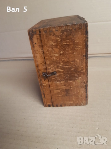 Рисувана дървена кутия за стар будилник - Царство България, снимка 5 - Антикварни и старинни предмети - 52344638