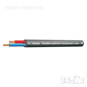 кабел за тонколони PROEL HPC-620 BK 2 x 2.50 mm2, снимка 1