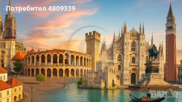 Загреб - Верона - Сирмионе, езерото Гарда - Милано и Венеция