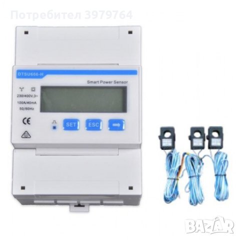 Трифазен електромер за Huawei DTSU666-H 250А/100A 3 phase
smart meter , снимка 2 - Друга електроника - 44150617
