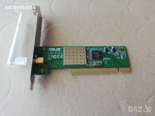 Asus WL-138G V2 R3.00 PCI WLAN Card, снимка 5 - Мрежови адаптери - 37035492