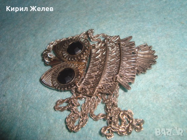 ВИНТИДЖ ФИГУРАЛЕН АРТ МОДЕН МЕДАЛЬОН - БУХАЛЧЕ с КРАСИВА ЗДРАВА ВЕРИЖКА 74331, снимка 5 - Колиета, медальони, синджири - 35364247