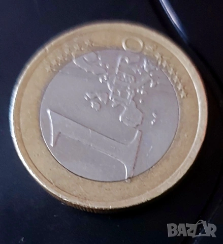 1 евро монета Франция 2002, снимка 5 - Нумизматика и бонистика - 54313450