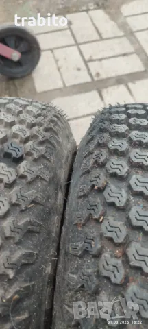 Гуми с джанти задни от тракторна косачка31-3-25, снимка 1