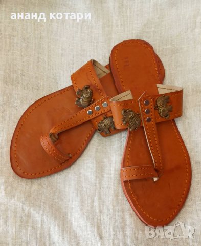 Индийски кожени чехли, снимка 5 - Сандали - 29058171