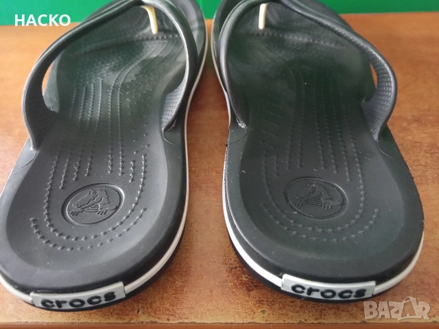 Джапанки Crocs Crocband Flip Номер 10/12 43/44 Стелка 28 см. 100% Оригинални Внос от Англия, снимка 5 - Джапанки - 54293192