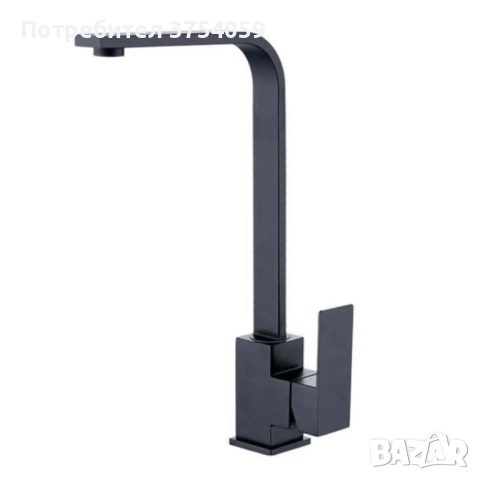 Едноръкохватков кухненски смесител, цвят черен мат, Top Ceramic
