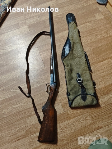 Продавам ловна пушка - успоредка, ИЖ, модел 43 Е, кал.12х70, 72 см.
