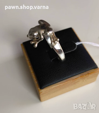 Винтидж сребърен пръстен 925 – 6,61 г, размер 20 мм, снимка 3 - Пръстени - 51408790