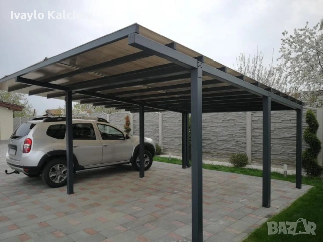 Навеси за автомобили (Carport) –соларни и стандартни конструкци-ЛИЗИНГ, снимка 6 - Индустриална техника - 53996034