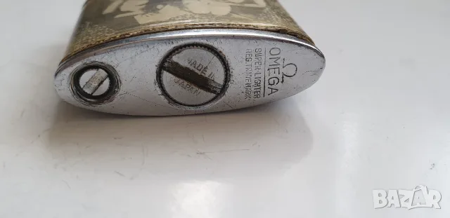 Винтидж запалка Omega Super-Lighter Made in Japan, снимка 4 - Запалки - 56269413