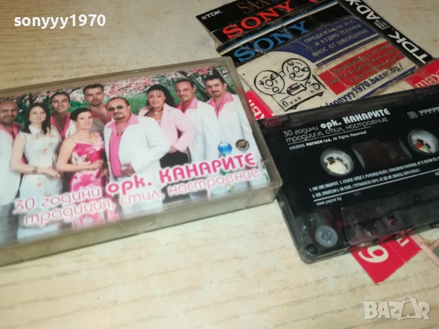 КАНАРИТЕ-ОРИГИНАЛНА КАСЕТА 1007251136, снимка 4 - Аудио касети - 50971707