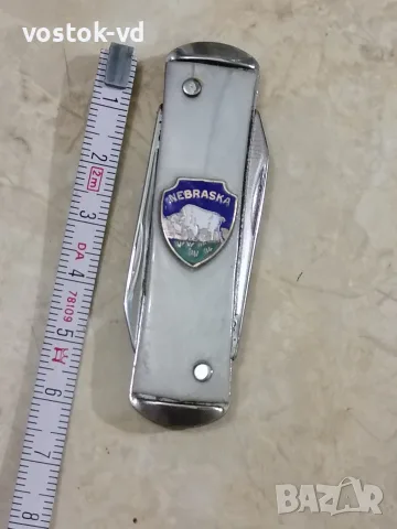 IDEAL USA NEBRASKA-МИНИ ДЖОБНО НОЖЧЕ , снимка 2 - Колекции - 56451405