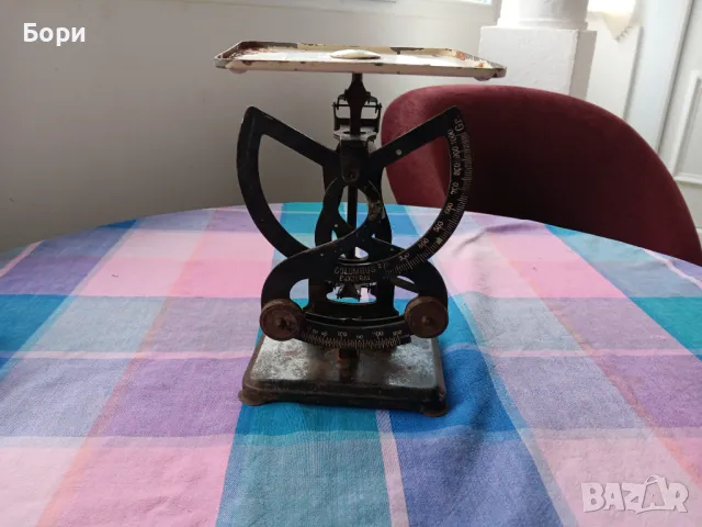 Стар кантар до 1кг Columbus Bilateral, снимка 4 - Други ценни предмети - 49038904